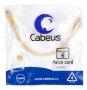 Cabeus PC-UTP-RJ45-Cat.6-0.3m-YL-LSZH
